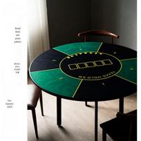 Round Poker Mahjong Table Mat