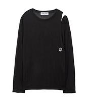 Deviper Logo Over Fit Cutout Kint_Black Os/Free