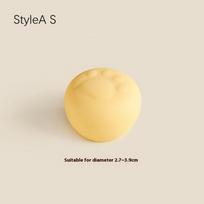 Silicone Pot Lid Knob Covers Anti-Scalding Hot Pot Lid Cover Reusable Kitchen Gadgets Portable Hand Protector For Daily Use StyleA S geltona