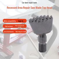 Dent Repair Hammer with Replaceable Stainless Steel Tips Universal Multi-Point Tip Head