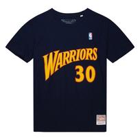 Mitchell And Ness Golden State Warriors Name Number Tee Stephen Curry L