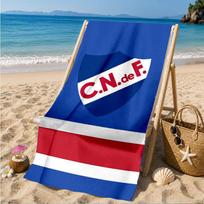 Montevideo Crest Design Beach Towel, Quick-drying, Easy to Care for, Suitable for Both Fitness and Beach Vacations,Sports Essential 70cmx140cm(27x55inch)