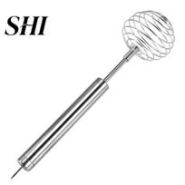 Non-stick Egg Whisk Strong Construction Stainless Steel Durable Stirring Wear-resistant Beater for Kitchen Lightweight sidabras
