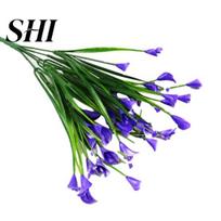 1 vnt. Dirbtinis Gypsophila Calla Lelijas Gėlės Augalų Vestuvių Vakarėlio namų dekoras violetinė