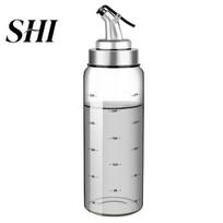 Oil Container 180/300/500ML Glass Bottle Leak-proof High Temperature Resistant Scale Refillable Dispenser Soy Sauce Vinegar Olive Condiment 300ML