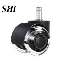 Chair Caster Office Wheel Strong Load-bearing Smooth Quiet Multi-angle Rotation Hassle-Free Rolling Universal Fit Heavy-Duty Replacement juoda
