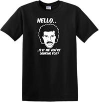 Lionel Richie Hello Is It Me Youre Looking For Black Shirt S5xl Cl101 S