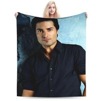 Chayanne Antklodė Šilta Minkšta Pūkuota Pliušinė Mėtoma Antklodė Vaikams Lauke Flanelinė Paklodė Lovos Užvalkalas 75X95CM
