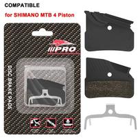 IIIPRO Bike Brake Pads Ceramic Heat Dissipation Bicycle Hydraulic Disc Pad Wear-Resistant MTB Road Cycling Disk Brake Parts