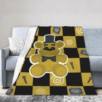 FNAF Pas Fredį Antklodė Flanelinė Spausdinta Kvėpuojanti Šilta Mėtoma Antklodė Sofai Lovai Pliušinė Plona Antklodė 75X95CM