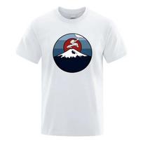 Camiseta Mount Fuji Japan Art S įvairiaspalvis