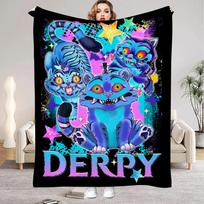 Kpop Demonų Medžiotojai Huntrix Antklodės Kokybiška Minkšta Šilta Mesti Antklodė Žiemai Vaikams Sofa Lova Pūkuota Patalynė 75X95CM