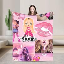 Lolas Indigos Singer Antklodė Flanelė Ispaniška Minkštos Mėtomos Antklodės Lauko Kelionėms Lovaties užvalkalas 75X95CM