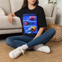 Subnautica Creature Shirt, Deep Sea Gaming Tee, Ocean Monster Graphic, Sci Fi Underwater Art, Gamer Gift Shirt, Alien Fish Tee S