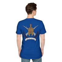 Molon Labe Crossed Rifles T-Shirt | 2nd Amendment Spartan Shield Tee | Pro Gun Patriot Gift M