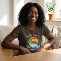 Family Cruise 2026 T-Shirt | Cruise Ship, Palm Trees, Tropical Vacation M