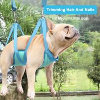 Thick Fabric Nail Trimming Sling Adjustable Strap Pet Care Helper Kit  Home Pet Grooming M