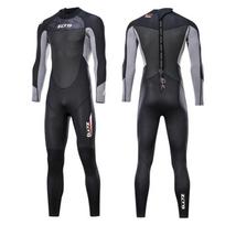 ZCCO 3mm pilnas hidrokostiumas vyrams ir moterims Chloroprenas Neoprenas Nardymo Banglenčių Snorkeliavimo Šilumos apsaugos kostiumas 4XL black
