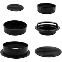 Burger Mold Hamburger Press Patty Maker Different Size Patty Molds Stuffed Burgers Press Sliders with Wax Papers juoda