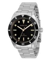 Invicta Vintage Pro Diver Nerūdijančio Plieno Juodas Ciferblatas Automatinis Nardymo 31290 200M Vyriškas Laikrodis juoda