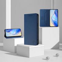 For Realme P4 P3 P2 P1 Pro 5G Magnetic Leather Wallet RFID Funda For OPPO Realme Note 50 Luxury Case Realmi P3 Ultra Book Cover Realme P3 Ultra tamsiai mėlyna spalva