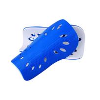 Professional Adult & Youth Shin Guards for Football & Cycling - Reinforced for Competition & Training blue