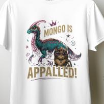 Mongo Is Appalled Cat Bird T-Shirt, Funny Cat Shirt, Weird Animal Graphic Tee, Retro Humor Tee, Cool Cat Sunglasses Shirt, Meme Style Gift4 2XL