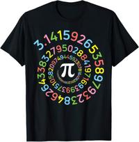 Pi Day T shirt: Funny Math Teacher Gift, Nerdy Number Tee 3XL