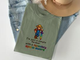 Stardew Valley Shirt, Legendary Space Sword, Pixel Art T-Shirt, Cozy Gaming Tee, Indie Video Game, Stardew Merch, Gift For Gamer XL