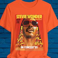 Stevie Wonder Shirt, RARE, Hotter than July, Concert Poster! Songs in the Key of Life, Michael, Janet, Rhythm, 70s, album, mayfield L