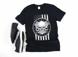 Darts American Flag Skull T-Shirt / Dart Team USAT-shirt / T-shirt / Dartboard Tees / T-shirt / Tank Top 4XL