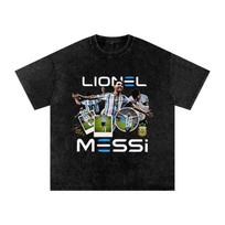 Lionel Messi Argentina World Cup Graphic T-Shirt 4XL