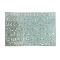 Scrapbook Alphabet Stickers Glitter Self Adhesive Sticker Epoxy Decoration Craft sidabras