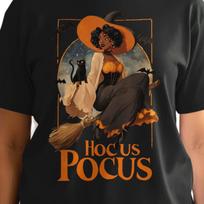Hocus Pocus African American Witch Shirt | Afrocentric Halloween Tee M