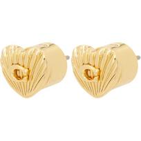 Coach Heart Design Brass Earrings Women earrings Gold 527593 One Size,Gold