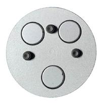 EG Metal Adapter Velcro Attachment for EG Quick Change System 3 Inch Resin Pad Holder Prevents Floor Scratches Stable Running 2000 RPM&Steel&3 in / 76mm juoda
