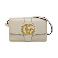 [Pre-Owned] Arli Gold Logo Leather Shoulder Bag - Very Good #1R6ZWOO ONE SIZE