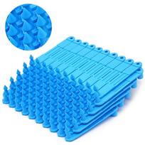 100pcs Animal Goat Ear Tags WIth Numbers Blue Color Dog Rabbits Sheep Ear Tags Nylon Material Sheep Laser Ear Tag No.001-500 001-100