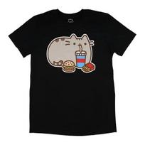 Camiseta Pusheen The Cat With Burger Fries Drink S