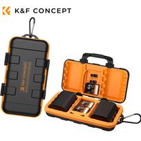 K&F CONCEPT Camera Battery Case Professional Waterproof ABS Shockproof CF Memory Card Slot Box For FW50 W235 EL14 Battery juoda