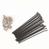 18pcs/lot  motorcycle Spokes 4.0*170/175/180/190/195/205/210mm Customize Dirt bike Spokes 170mm black