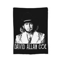Opa Of The Birthday Looked At The Wolf David Allan Coe Blankets Coral Fleece Plush Throw Blankets for Bed Plush Thin Quilt Size: 75*100cm, Weight: 230 GSM