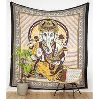 Ganesha Tapestry of Indian Oriental Manufacture 100X70CM