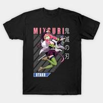 Anime Mitsuri Kanroji Waifu T Shirt Size S - 5XL Gift For Friends V6 Unisex T-Shirt S įvairiaspalvis