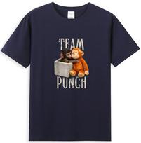 Baby Monkey Punch Team Punch Funny Graphic TShirt S