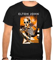 Elton John Music Logo Black Kids TShirt 1259 KidsHandmade S