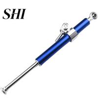 Damper Stabilizer Steering Universal Motorbike Aluminum Durable Direction for Motorcycle mėlyna