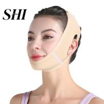 Face Sculpting Bandage Women Chin Strap with Adjustable Fastener Tape Soft Breathable Double Reducer Beauty