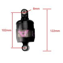 100mm/125mm/150mm Mountain Bike Folding Bike Spring MTB Bicycle Suspension Rear Shock Absorber Black 100mm