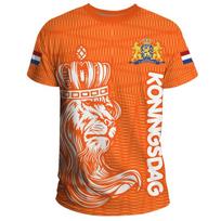 Dutch Team Shirt 2024 Football Jersey Netherlands Flag T Shirt Men 3D Printing Dutch T-Shirt Jersey Soccer Germany Dropshipper XXS
